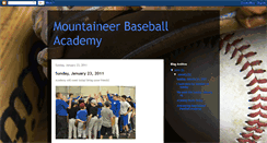 Desktop Screenshot of mountaineerbaseballacademy.blogspot.com