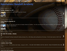 Tablet Screenshot of mountaineerbaseballacademy.blogspot.com