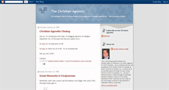 Desktop Screenshot of christianagnostic.blogspot.com