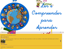 Tablet Screenshot of lerecompreenderparaaprender.blogspot.com