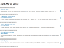 Tablet Screenshot of mathmakessense.blogspot.com
