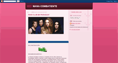 Desktop Screenshot of mana-combatiente.blogspot.com