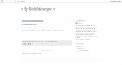 Desktop Screenshot of lekaleidoscope.blogspot.com