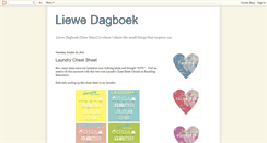 Desktop Screenshot of liewedagboek.blogspot.com