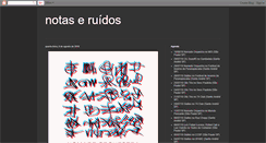 Desktop Screenshot of notaseruidos.blogspot.com