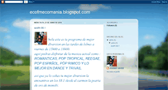 Desktop Screenshot of ecofmecomaniablogspotcom.blogspot.com