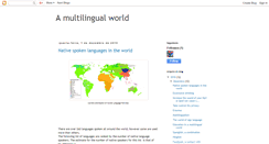 Desktop Screenshot of amultilingualworld.blogspot.com