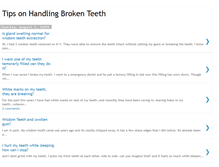 Tablet Screenshot of 4broken-teeth.blogspot.com