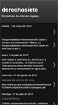 Mobile Screenshot of derechosiete.blogspot.com