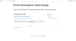 Desktop Screenshot of forumsamorzadowe.blogspot.com