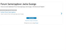 Tablet Screenshot of forumsamorzadowe.blogspot.com