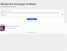 Tablet Screenshot of michaelthearchangelofalbany.blogspot.com