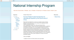 Desktop Screenshot of nip-internship.blogspot.com