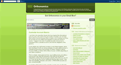 Desktop Screenshot of orthonomics.blogspot.com