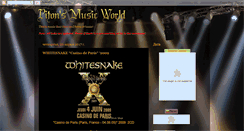 Desktop Screenshot of pitonsmusicworld.blogspot.com