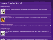 Tablet Screenshot of leopard-print-is-a-neutral.blogspot.com