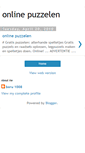 Mobile Screenshot of online-puzzelen.blogspot.com