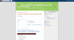 Desktop Screenshot of gwenstefanimp3.blogspot.com