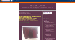 Desktop Screenshot of adikanashop.blogspot.com