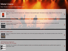 Tablet Screenshot of metalusers.blogspot.com