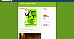 Desktop Screenshot of lajarillaproducciones.blogspot.com