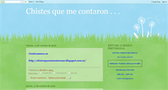 Desktop Screenshot of chistesquemecontaron.blogspot.com