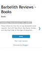 Mobile Screenshot of barbelithreviewsbooks.blogspot.com