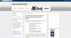 Desktop Screenshot of literarilyerotic.blogspot.com