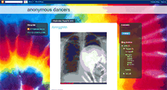 Desktop Screenshot of anonymousdancers.blogspot.com