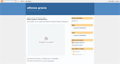 Desktop Screenshot of alfonsogracia.blogspot.com