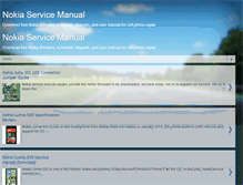 Tablet Screenshot of nokia-service-manual.blogspot.com