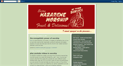 Desktop Screenshot of nazareneworship.blogspot.com