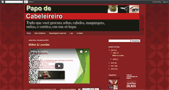 Desktop Screenshot of papodecabeleireiro.blogspot.com