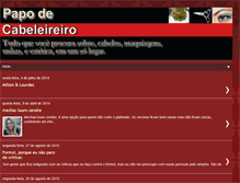 Tablet Screenshot of papodecabeleireiro.blogspot.com