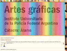 Tablet Screenshot of iupfaartesgraficas.blogspot.com