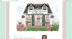 Desktop Screenshot of cottagedecorator.blogspot.com