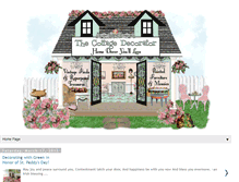 Tablet Screenshot of cottagedecorator.blogspot.com
