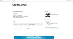 Desktop Screenshot of gtuhelpdesk.blogspot.com