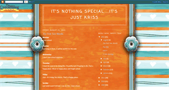 Desktop Screenshot of justkriss.blogspot.com