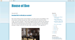 Desktop Screenshot of houseofboe.blogspot.com