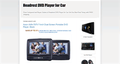 Desktop Screenshot of headrestdvdplayerforcars.blogspot.com