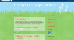 Desktop Screenshot of greenerlandscapeservices.blogspot.com