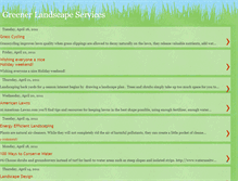 Tablet Screenshot of greenerlandscapeservices.blogspot.com