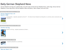 Tablet Screenshot of germanshepherdnews.blogspot.com