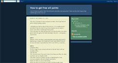 Desktop Screenshot of howtogetfreewiipoints.blogspot.com
