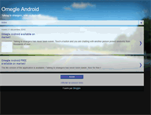 Tablet Screenshot of omegleandroid.blogspot.com