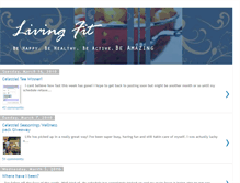 Tablet Screenshot of livingfitdaily.blogspot.com