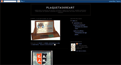 Desktop Screenshot of plaquetaskreart.blogspot.com