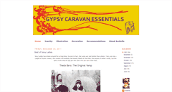 Desktop Screenshot of gypsycaravanessentials.blogspot.com