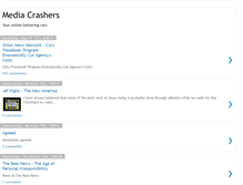 Tablet Screenshot of mediacrashers.blogspot.com